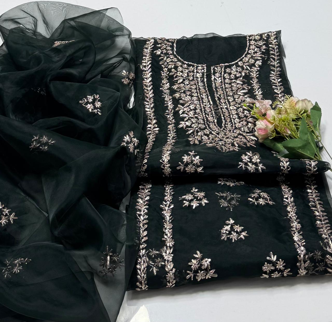 2 Pcs tissue organza gotta