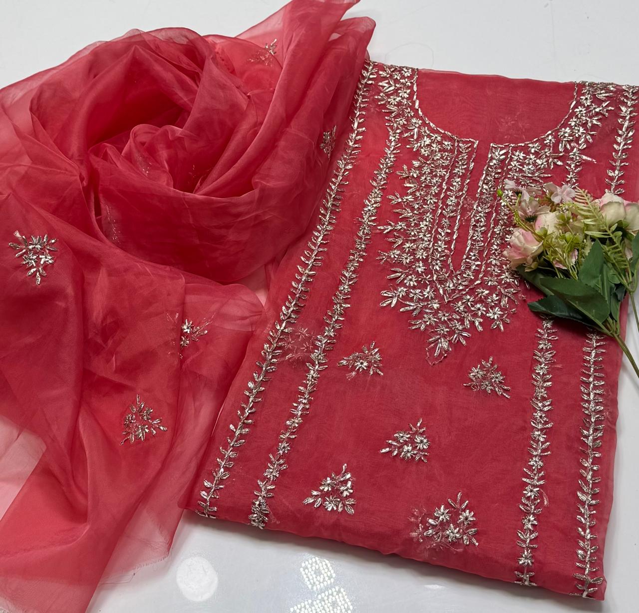 2 Pcs tissue organza gotta