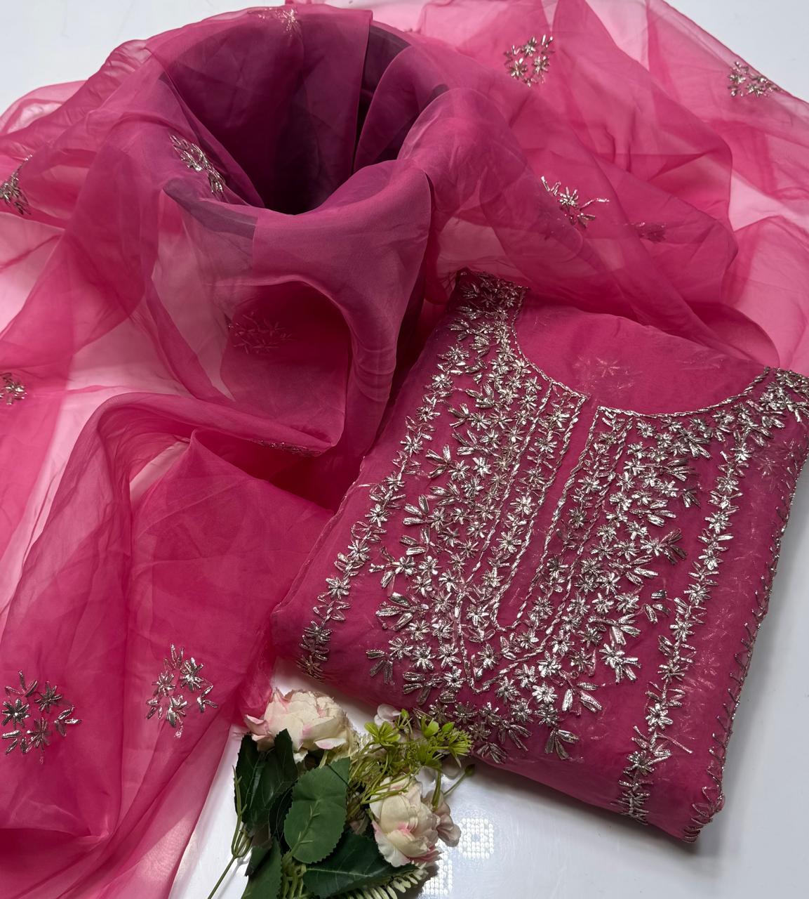 2 Pcs tissue organza gotta