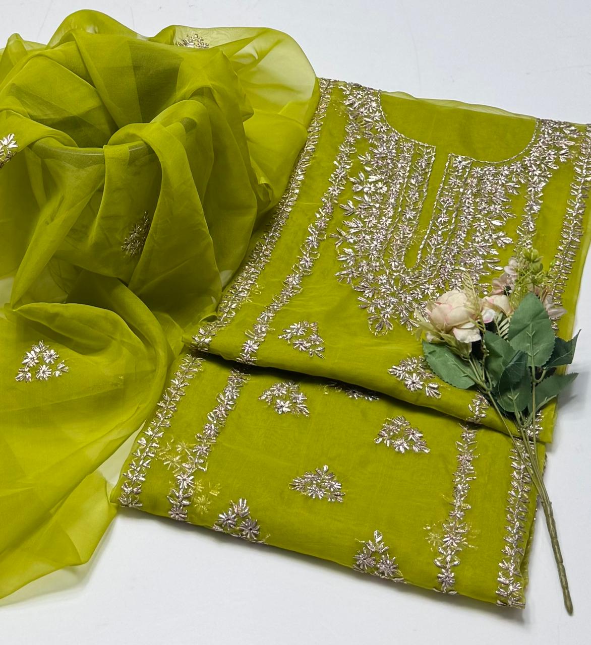 2 Pcs tissue organza gotta