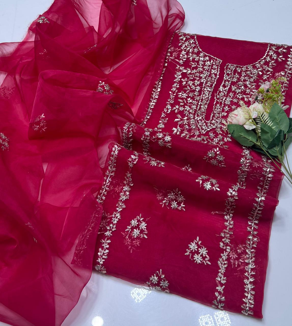 2 Pcs tissue organza gotta