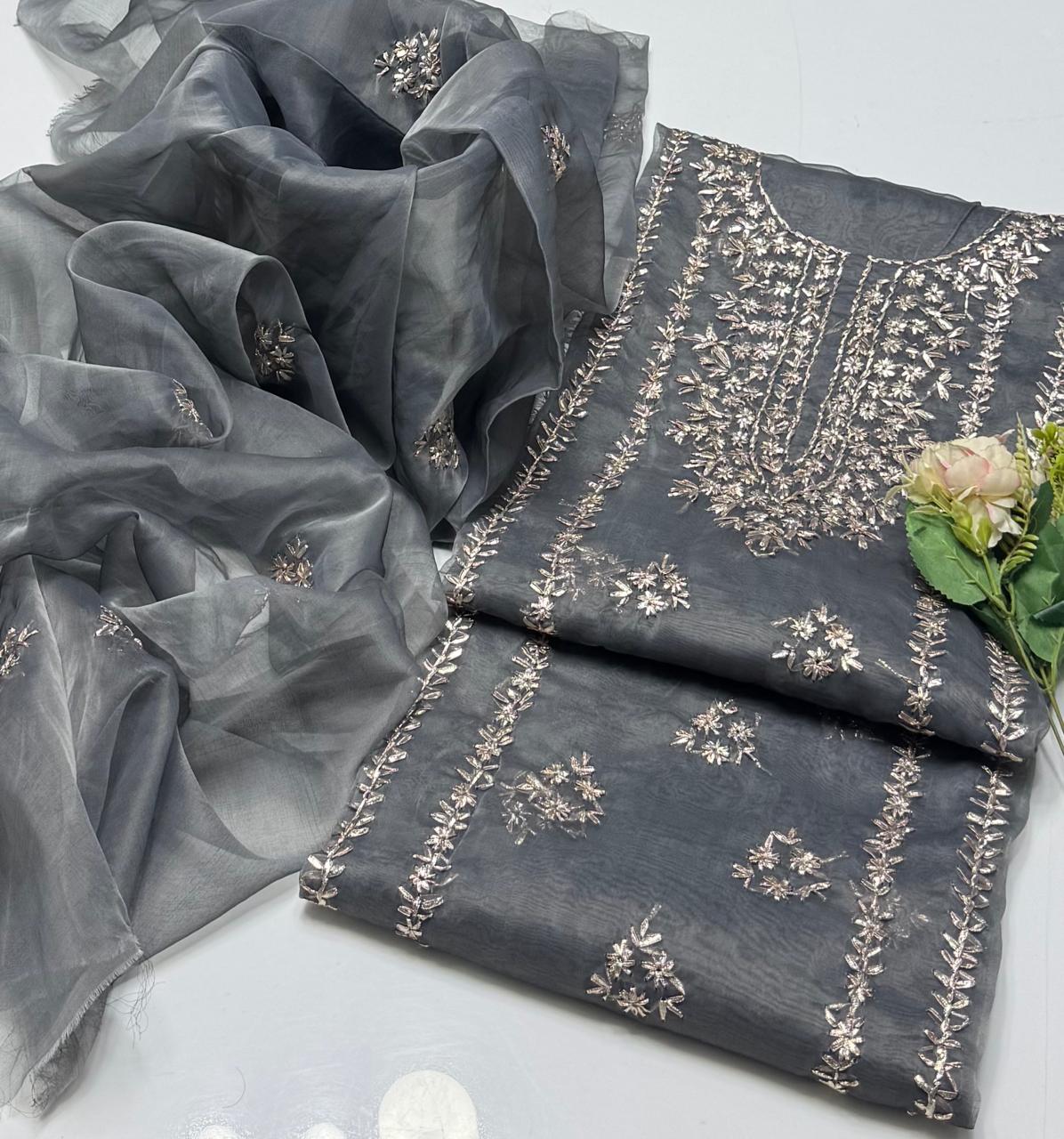 2 Pcs tissue organza gotta